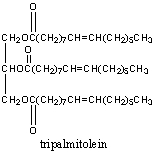 Which one of the following has the lowest melting point?     A) trilaurin B) tristearin C) trilinolein D) tripalmitolein E) none of these