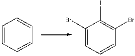 Provide a stepwise synthesis to carry out the following conversion.  