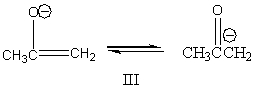 Which of the following is(are) a keto-enol tautomeric pair(s) ?       A) I B) II C) III  D) I & II E) I & III