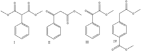 Predict the product(s) for the following reaction.     A) .I B) .II C) .III D) .IV E) All of these