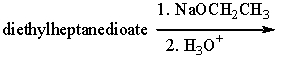 Predict the product(s) for the following reaction.     A) .I B) .II C) .III D) .IV E) V