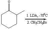 Predict the product(s) for the following reaction.     A) .I B) .II C) .III D) .IV E) none of these