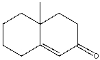 Provide the reactants necessary to prepare the following compound using Robinson annulation.     A) I B) II C) III D) IV E) V