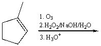 Predict the product for the following reaction.     A) I B) II C) III D) IV E) V
