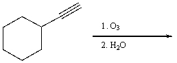 Predict the product for the following reaction.     A) I B) II C) III D) IV E) V