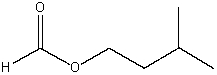 What is the IUPAC name for the following compound?   A) .2-methylbutyl acetate B) .3-methylbutyl acetate C) .2-methylbutyl methanoate D) .3-methylbutyl methanoate E) 3-methylbutyl formate