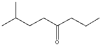 What is the IUPAC name for the following compound?   A) 2-methyl-5-heptanone B) 7-methyl-4-octanone C) 6-isopropyl-4-octanone D) isobutyl propyl ketone E) 1,1-dimethyl-4-heptanone