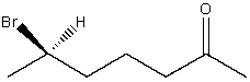 What is the IUPAC name for the following compound?   A) (R) -5-bromo-2-heptanal B) (S) -5-bromo-2-heptanal C) (R) -5-bromo-2-heptanone D) (S) -5-bromo-2-heptanone E) (R) -2-bromo-6-heptanone