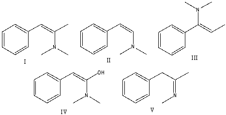 Predict the product for the following reaction sequence.     A) I B) II C) III D) IV E) V