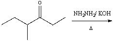 Provide the product for the following reaction   A) 3-methylhexane B) 3-methyl-4-hexanol C) 4-methyl-2-hexene D) 3-methyl-4-hexene E) 3-methyl-3-hexene