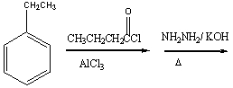Provide the major product for the following reaction sequence.       A) I B) II C) III D) IV E) V