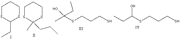 Provide the product of the following reaction.     A) I B) II C) III D) IV