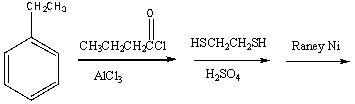 Provide the product for the following reaction sequence.       A) I B) II C) III D) IV E) V