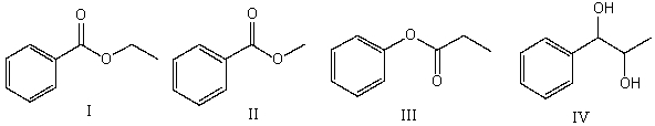 Predict the product of the following reaction sequence.     A) I B) II C) III D) IV
