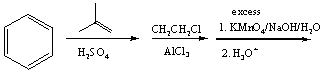 Predict the major product for the following reaction.     A) I B) II C) III D) IV E) V