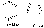 Both pyridine and pyrrole are nitrogen containing aromatic heterocyclic compounds.When treated with HCl,only pyridine forms the hydrochloride salt,where as pyrrole is unreactive.Provide an explanation for this observed reactivity.  