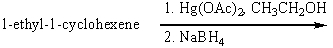 Predict the product for the following reaction.   A) 1-ethyl-1-cyclohexanol B) 2-ethoxy-1-ethylcyclohexane C) 1-ethoxy-1-ethylcyclohexane D) 2-ethoxy-3-ethylcyclohexane E) 1-ethoxy-2-ethylcyclohexane