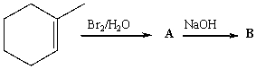 Provide the structure(s)of the product(s)in the following reaction sequence.  