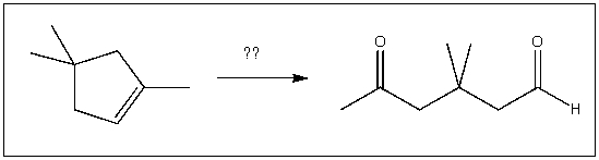 Predict the reagent(s) required to complete the following transformation:   A) 1) OsO<sub>4</sub>;2) NaHSO<sub>3</sub>,H<sub>2</sub>O B) 1) Hg(OAc) <sub>2</sub>,H<sub>2</sub>O;2) NaBH<sub>4</sub> C) 1) RCO<sub>3</sub>H;2) H<sub>3</sub>O<sup>+</sup> D) H<sub>2</sub>SO<sub>4</sub>,H<sub>2</sub>O E) 1) O<sub>3</sub>;2) DMS