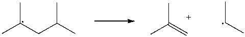 What term most accurately describes the process shown below?   A) coupling B) elimination C) halogen abstraction D) hydrogen abstraction E) homolytic cleavage