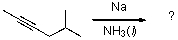 For the reaction shown below,what is the IUPAC name of the expected product?   A) 2-methylhexane B) (Z) -2-methyl-4-hexene C) (E) -2-methyl-4-hexene D) (Z) -5-methyl-2-hexene E) (E) -5-methyl-2-hexene