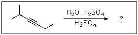 For the reaction below,how many different organic products would be expected?   A) one B) two C) three D) four E) five