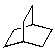 Given the following alkane,draw the least stable alkene isomer with the same basic skeleton.  