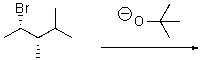 Draw the major product of the following reaction.  