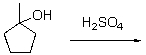 Draw the mechanism for the following dehydration.  