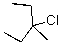 What reaction mechanism is most likely for substitution on the following compound?   A) S<sub>N</sub>1 B) S<sub>N</sub>2 C) Either D) Neither