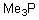 Identify the nucleophilic atom in the following molecule.   A) P B) C C) H D) Me