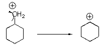 For the following reaction step,indicate which pattern it belongs to.   A) Proton Transfer B) Loss of Leaving Group C) Nucleophilic Attack D) Rearrangement