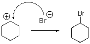 For the following reaction step,indicate which pattern it belongs to.   A) Proton Transfer B) Loss of Leaving Group C) Nucleophilic Attack D) Rearrangement
