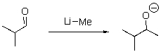 Draw arrows for the following reaction.  