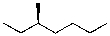 Which of the following is the correct IUPAC name for the following structure?   A) (S) -2-ethylhexane B) (S) -3-methylheptane C) (R) -2-ethylhexane D) (R) -3-methylheptane