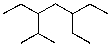 What is the IUPAC name for the following compound?   A) 3-isopropyl-5-ethylheptane B) 2-methyl-3-ethyl-5-ethylheptane C) 3,5-diethyl-2-methylheptane D) 2-methyl-3,5-diethylheptane