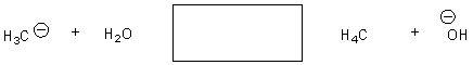 Which side will the following acid-base reaction favor?   A) The right B) The left C) Neither