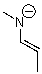 Draw the resonance structures of the following anion.  