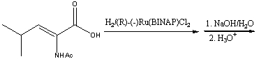 Provide the structure of the amino acid produced from the following reaction sequence.  
