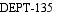 A compound with molecular formula C<sub>5</sub>H<sub>10</sub>Br<sub>2</sub> displays the following <sup>13</sup>C NMR along with the DEPT-90 and DEPT-135 <sup>13</sup>CNMR spectrum.What is the structure for this compound?    Broadband decoupled    DEPT-135    DEPT-90  