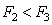 A block of mass M is hung by ropes as shown.The system is in equilibrium.The point O represents the knot, the junction of the three ropes.Which of the following statements is true concerning the magnitudes of the three forces in equilibrium?   A)    B)    C)    D)    E)   