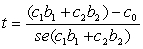 <strong>You want to test the hypothesis H<sub>0</sub>: (c<sub>1</sub> \beta <sub>1</sub> + c<sub>2</sub> \beta <sub>2</sub>)- c<sub>0</sub> = 0 and H<sub>1</sub>: (c<sub>1</sub> \beta <sub>1</sub> + c<sub>2</sub> \beta <sub>2</sub>)- c<sub>0</sub> ≠ 0 What test statistic should you use for the test?</strong> A) B) C) D) \chi <sup>2</sup>=( \beta <sub>1</sub>- \beta <sub>2</sub>)/se( \beta <sub>1</sub> + \beta <sub>2</sub>)