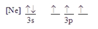 Which ground-state atom has an electron configuration described by the following orbital diagram?   A) phosphorus B) nitrogen C) arsenic D) vanadium E) none of these