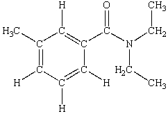 N,N-diethyl-m-tolumide (DEET) is the active ingredient in many mosquito repellents. What is the hybridization state of the nitrogen atom in the structure of DEET shown below?   A) sp B) sp<sup>2</sup> C) sp<sup>3</sup> D) sp<sup>3</sup>d E) sp<sup>3</sup>d<sup>2</sup>