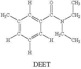 N,N-diethyl-m-tolumide (DEET)is the active ingredient in many mosquito repellents.   How many sigma bonds and pi bonds are contained in a DEET molecule?