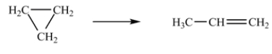 The isomerization of cyclopropane to propene follows first-order kinetics.   At 700 K, the rate constant for this reaction is 6.2 * 10<sup>-4 </sup>min<sup>-1</sup>. How many minutes are required for 10.0% of a sample of cyclopropane to isomerize to propene? A) 16,100 min B) 170 min C) 3,710 min D) 1.43 * 10<sup>-3</sup> min E) 1,120 min