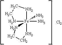 The coordination compound shown below has   A) two monodentate ligands and two bidentate ligands. B) three monodentate ligands and two bidentate ligands. C) four monodentate ligands and two bidentate ligands. D) one monodentate ligand and four bidentate ligands. E) four bidentate ligands.