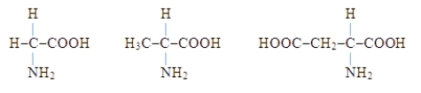 The following amino acids all have nonpolar side chains.