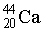 How many electrons, protons, and neutrons are in a neutral atom of the following isotope of calcium?  