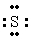 The Lewis dot symbol for the S<sup> 2-</sup> ion is A)    <sub> </sub> B)    <sub> </sub> <sup>2</sup><sup>-</sup> C) S<sup>2-</sup> D) -   <sub> </sub> - <sup>2-</sup> E)    <sub> </sub> -